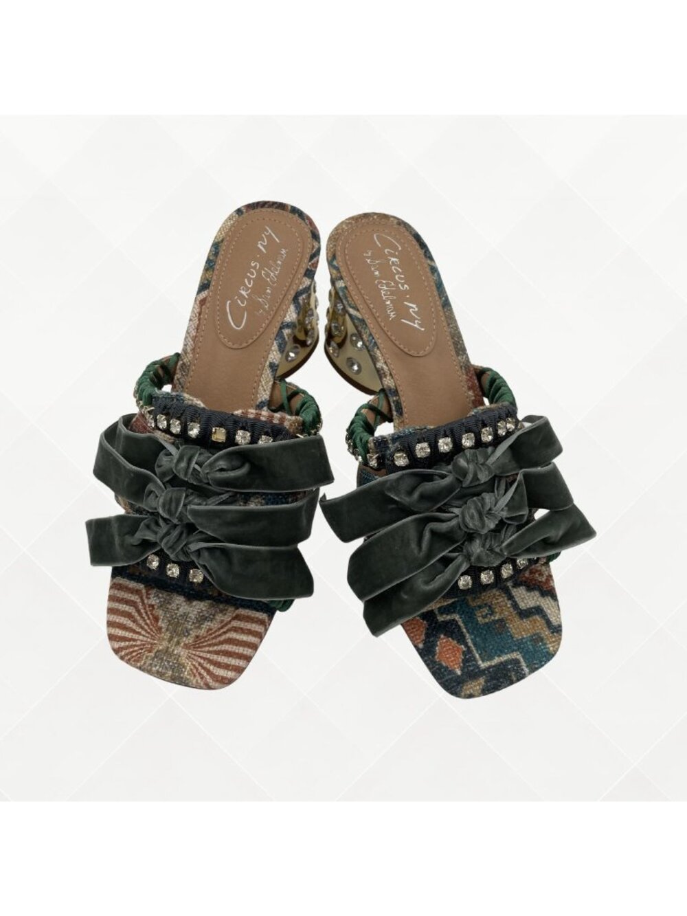 Circus NY by Sam Edelman™ Vera Mules • 8 •  Multi Green • WSH-100054
